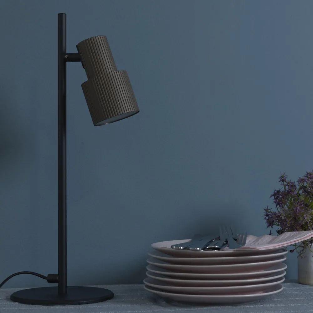 Brilliant Cadiz 42cm skrivbordslampa Mattsvart