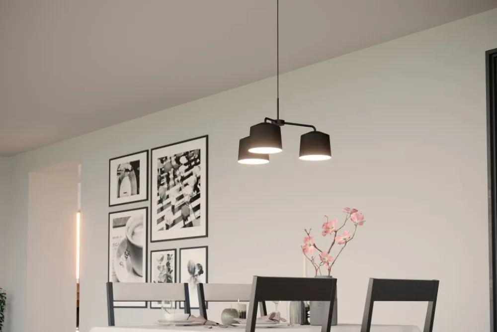 Hot Eglo Caguanes Ø66 taklampa Svart