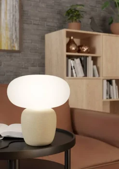 Discount Eglo Cahuama 30cm bordslampa Ljusbrun