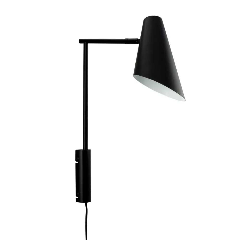 Online Dyberg Larsen Cale 46cm vägglampa Svart