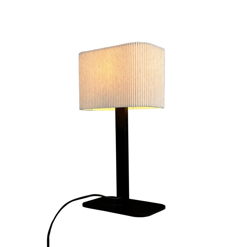 Online Dyberg Larsen Calix oval 40cm bordslampa Svart