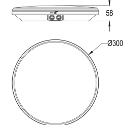 Designlight Canopy Sensor Ø30 Vit