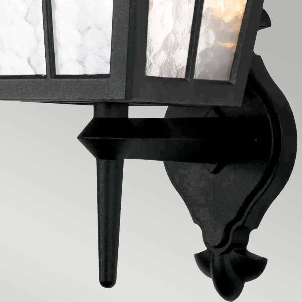 Elstead Lighting Canterbury utelampa Svart