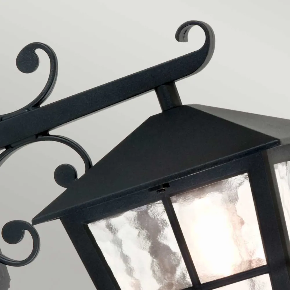 New Elstead Lighting Canterbury utelampa Svart