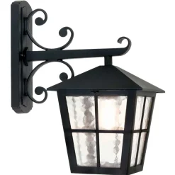New Elstead Lighting Canterbury utelampa Svart