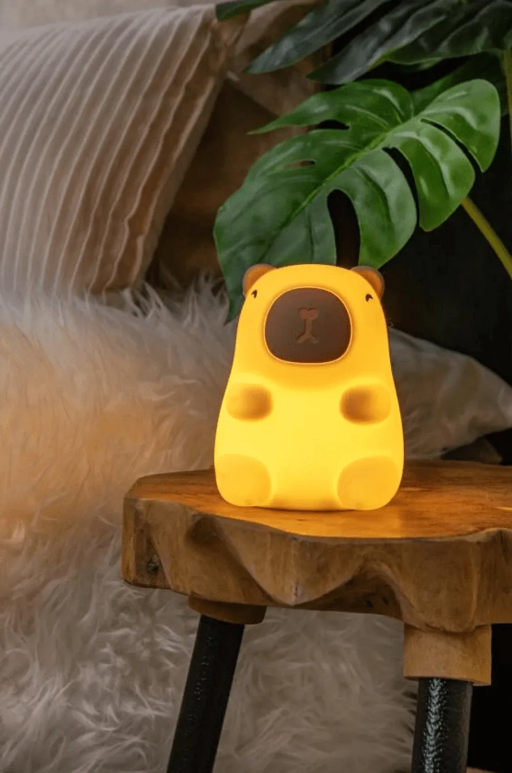 Clearance Lucide Capybara barnlampa Krämvit