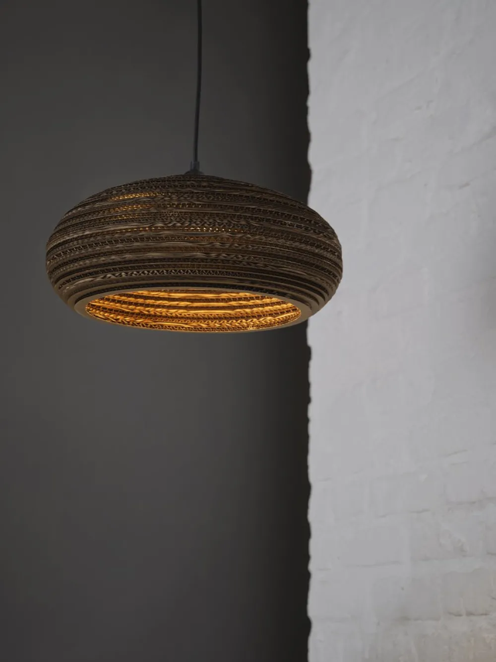 New Osram Cardboard drop Ø40 taklampa Brun