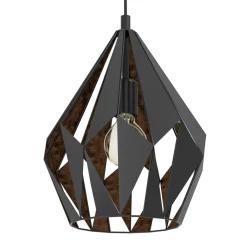 Sale Eglo Carlton Ø30 taklampa Svart