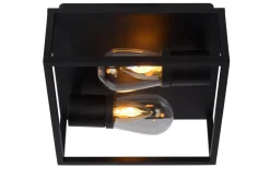 Sale Lucide Carlyn 25cm badrumslampa Svart