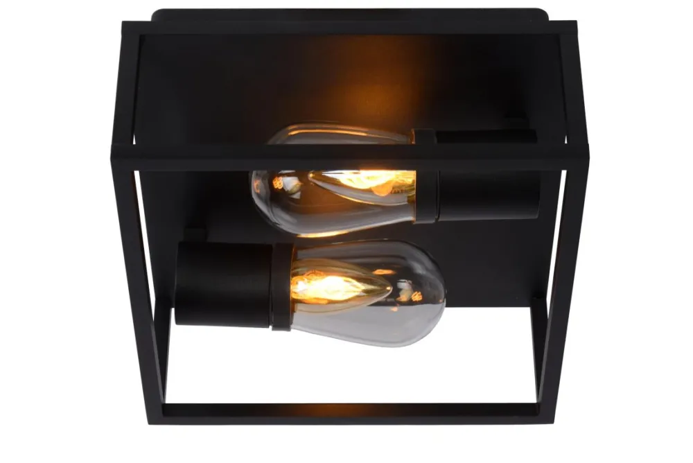 Sale Lucide Carlyn 25cm badrumslampa Svart