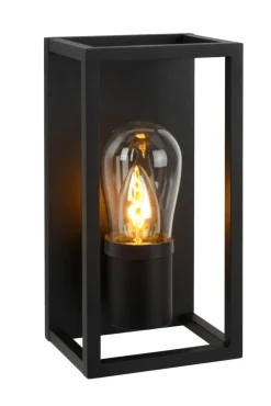 Discount Lucide Carlyn 25cm badrumslampa Svart