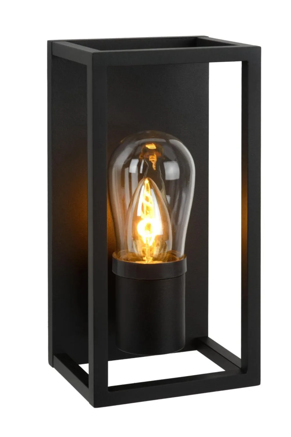 Discount Lucide Carlyn 25cm badrumslampa Svart