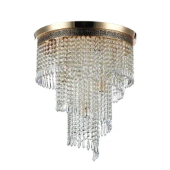 Best Maytoni Cascade Ø42 kristall Guld
