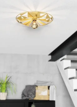 Hot Eglo Castanuelo Ø42 plafond Guld
