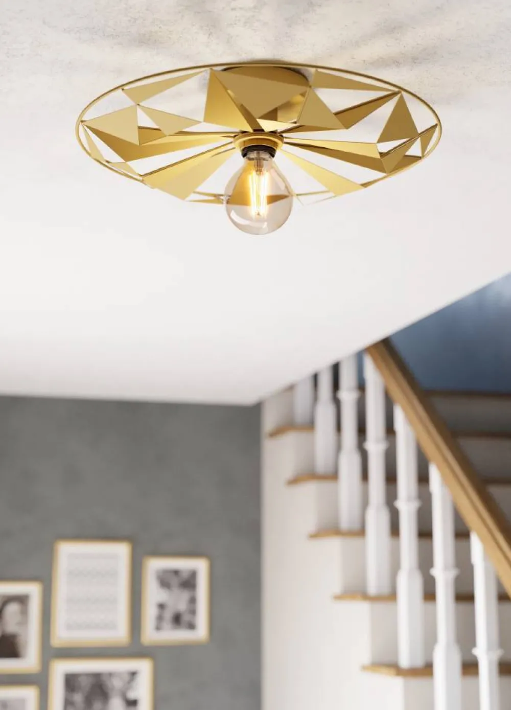 Hot Eglo Castanuelo Ø42 plafond Guld