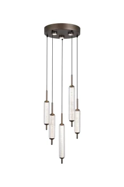 New Searchlight Cattail Ø37 taklampa Brun