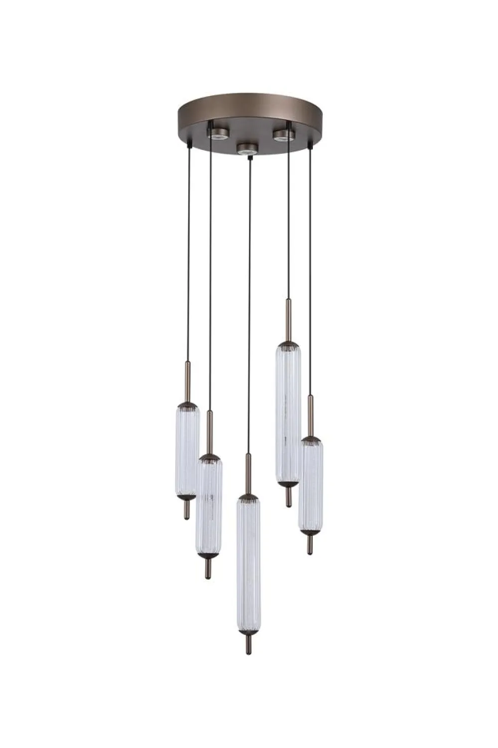 New Searchlight Cattail Ø37 taklampa Brun