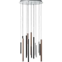 Brilliant Cembalo Ø55 taklampa Aluminium