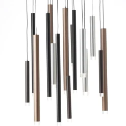 Brilliant Cembalo Ø55 taklampa Aluminium