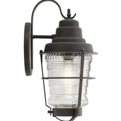 New Elstead Lighting Chance Harbor 46cm utelampa Zink