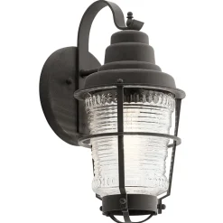 Outlet Elstead Lighting Chance Harbor 37cm utelampa Zink