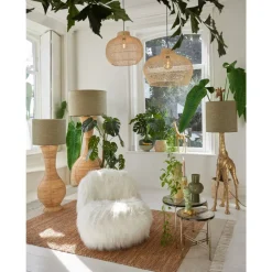 Best Light & Living Charita Ø60 taklampa Natur