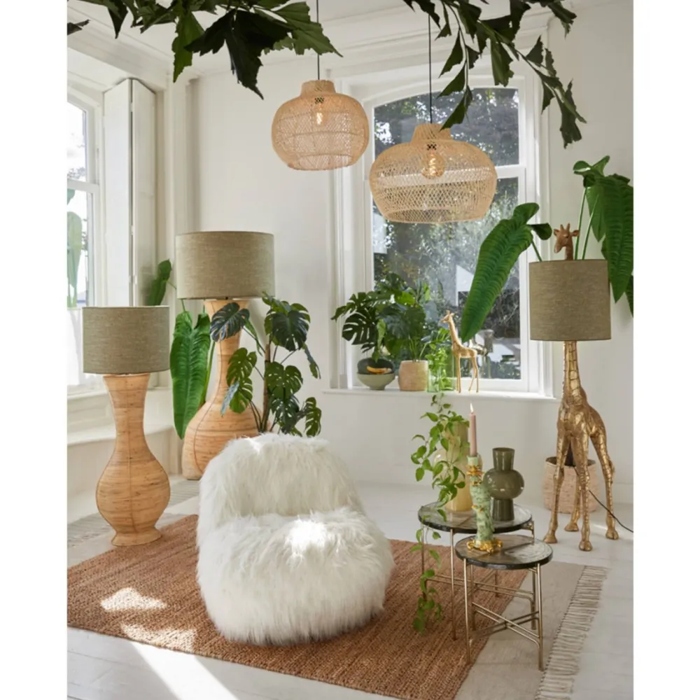 Best Light & Living Charita Ø60 taklampa Natur