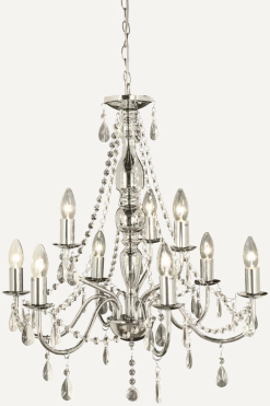 New Aneta Lighting Chateau Ø60 taklampa Krom