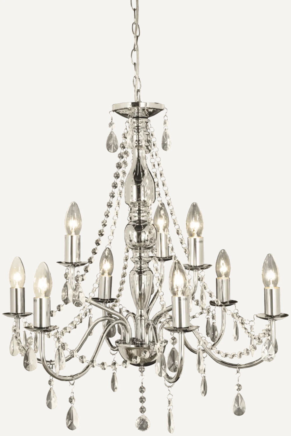 New Aneta Lighting Chateau Ø60 taklampa Krom