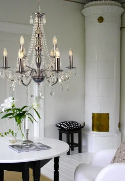 New Aneta Lighting Chateau Ø60 taklampa Krom