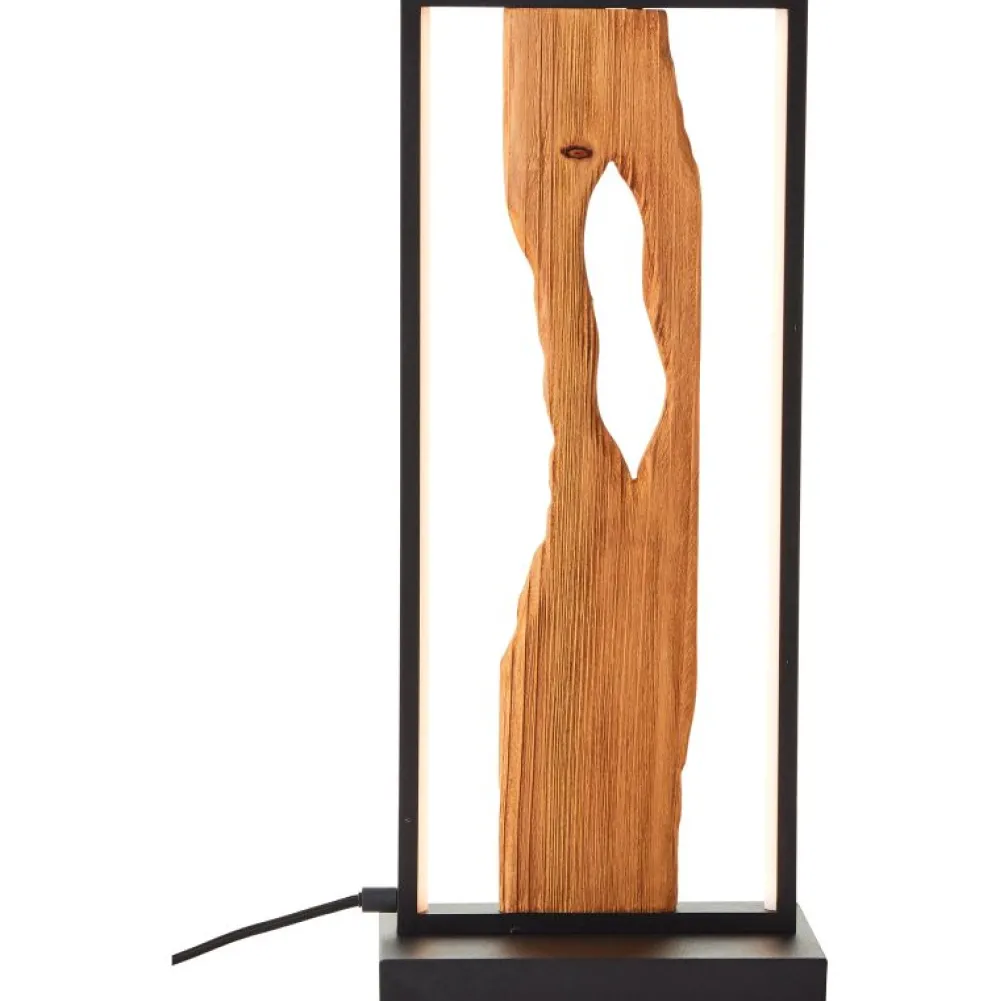 Outlet Brilliant Chaumont 50cm bordslampa Trä