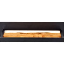 Online Brilliant Chaumont 35cm vägglampa Trä