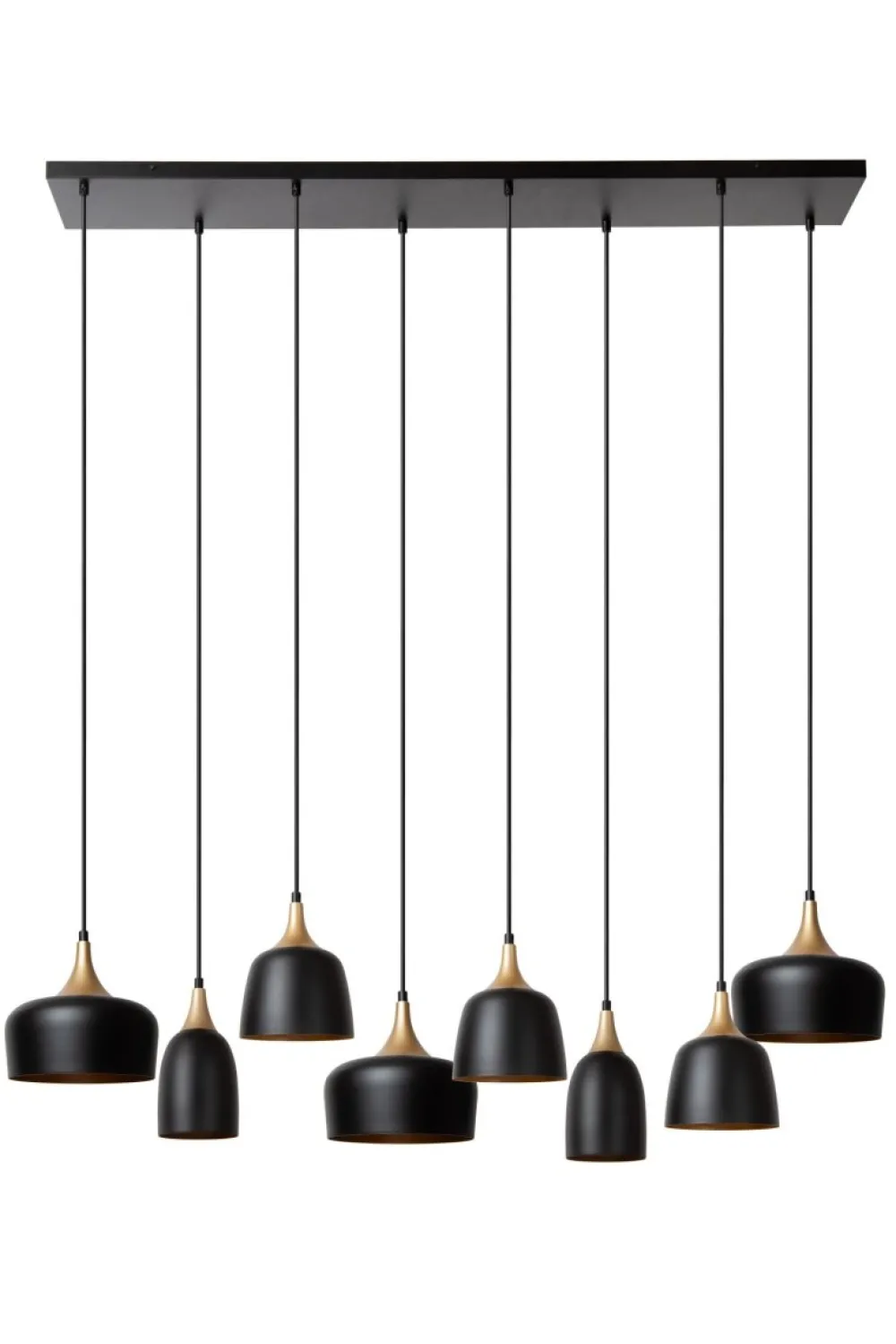 Discount Lucide Chayanne 125cm taklampa Svart