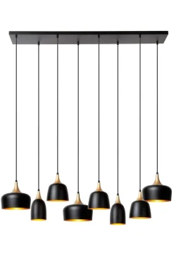 Discount Lucide Chayanne 125cm taklampa Svart
