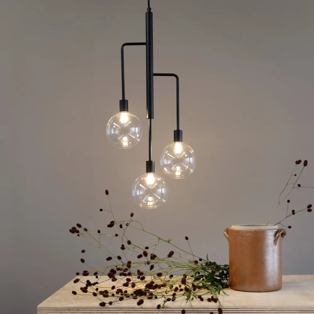 Online Dyberg Larsen Chester 32cm taklampa Svart