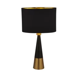 Clearance Searchlight Chloe 40cm bordslampa Mattsvart