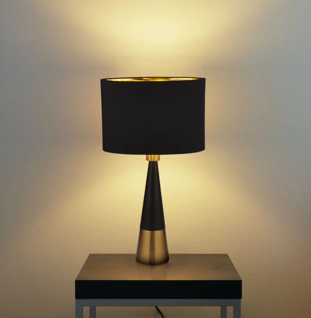 Clearance Searchlight Chloe 40cm bordslampa Mattsvart