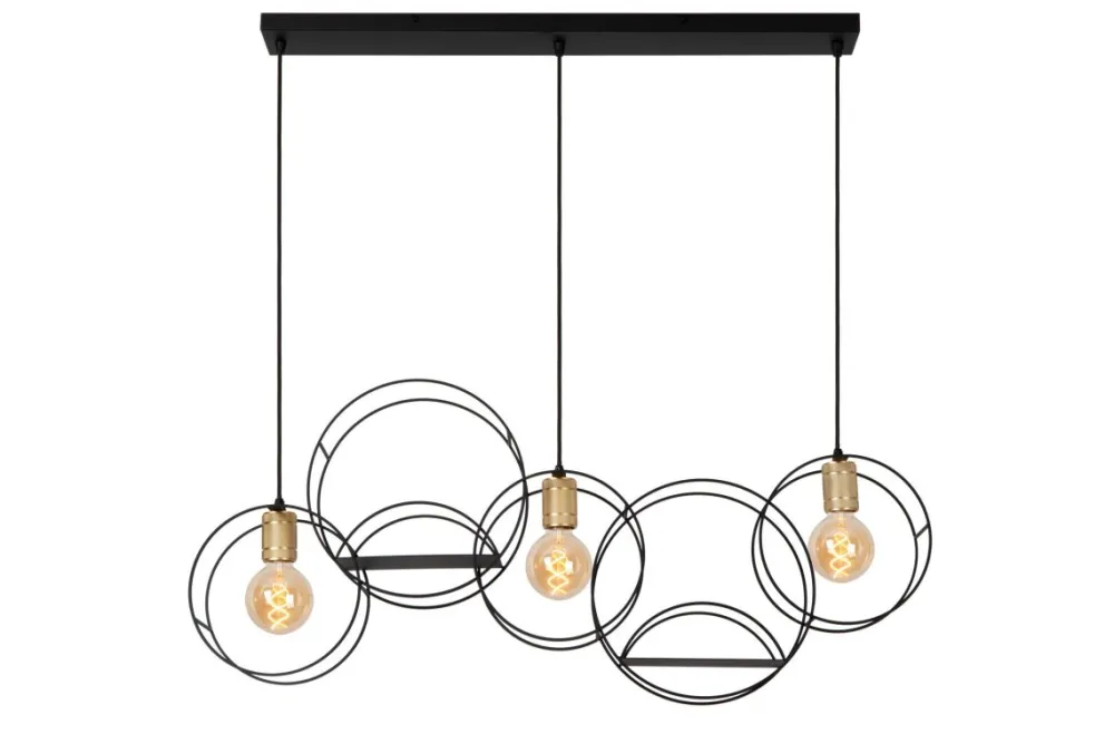 Sale Lucide Circle 104cm taklampa Svart