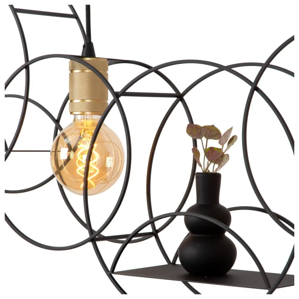 Sale Lucide Circle 104cm taklampa Svart