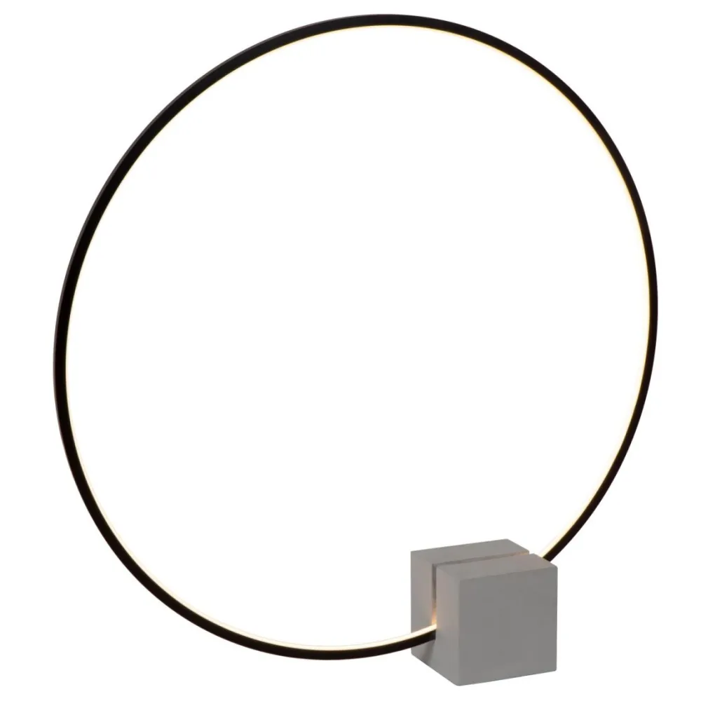 Clearance Lucide Cirkelis 83cm bordslampa Svart