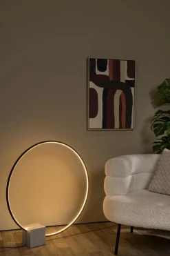 Clearance Lucide Cirkelis 83cm bordslampa Svart