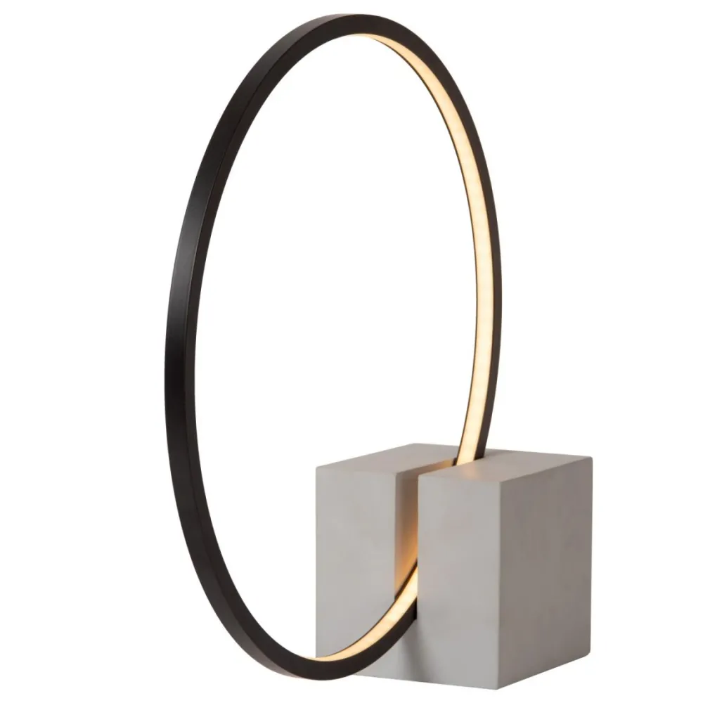 Clearance Lucide Cirkelis 32cm bordslampa Svart