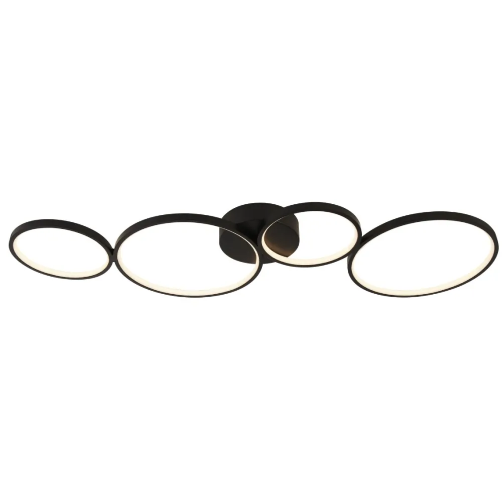 Searchlight Cirque 98cm plafond Svart