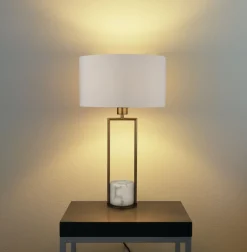 Sale Searchlight Claire 45cm bordslampa Guld