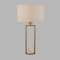 Sale Searchlight Claire 45cm bordslampa Guld