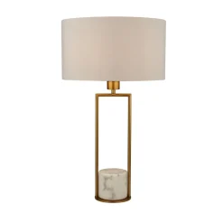 Sale Searchlight Claire 45cm bordslampa Guld