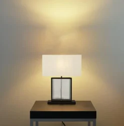Searchlight Clarendon 53cm bordslampa Svart