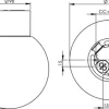 New Ifö electric Classic Glob Ø18 badrumslampa