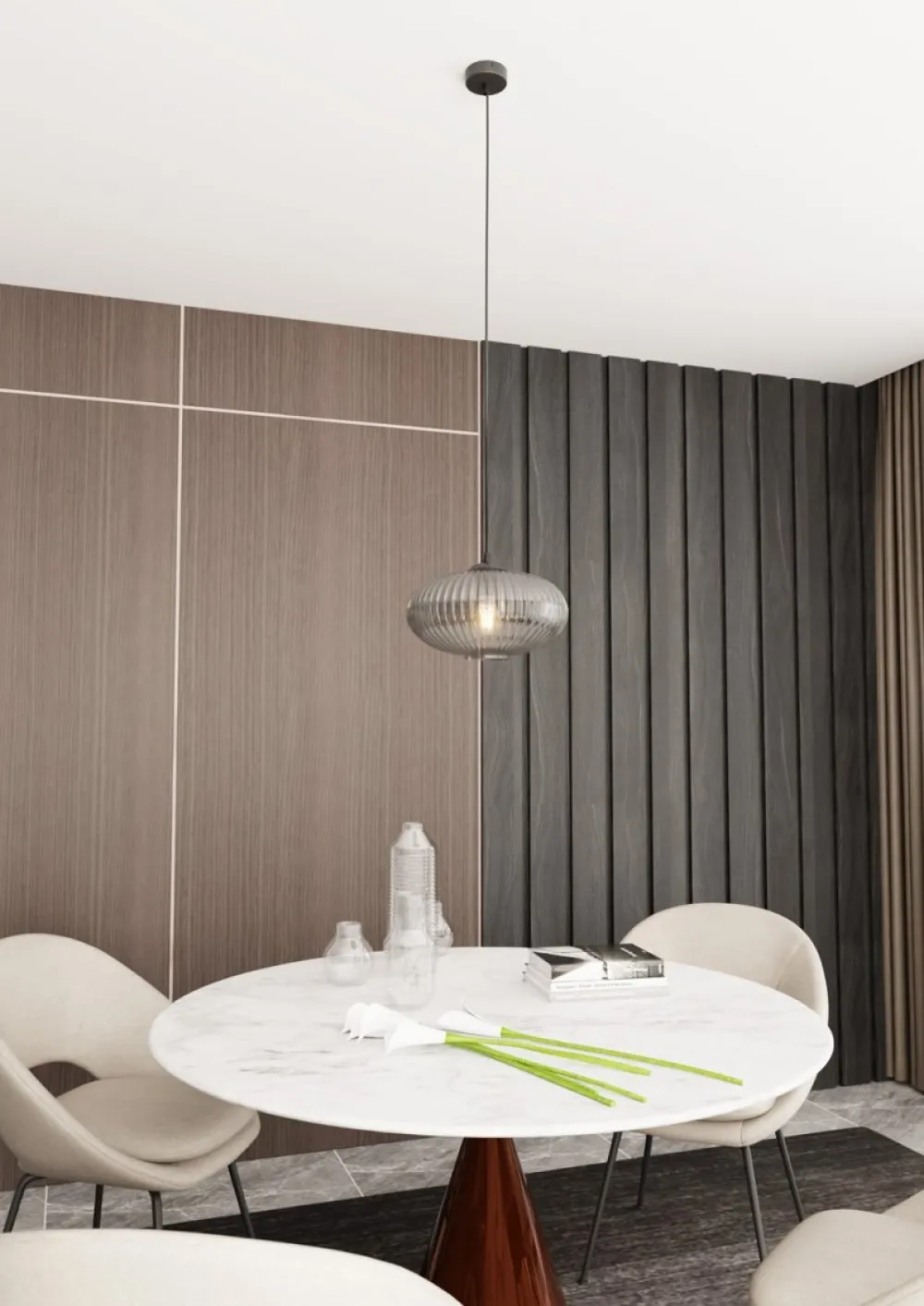 Outlet Emibig Lighting Coco Ø30 taklampa Rökfärgad