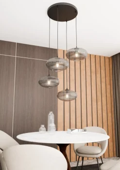 Best Emibig Lighting Coco Ø70 taklampa Rökfärgad